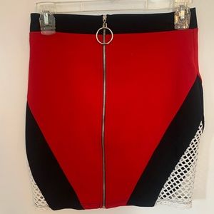 Brand New Meshing with love mini skirt
